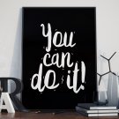 You can do it - Plakat typograficzny