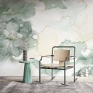 tapeta zielona złota