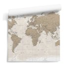 Sandy World Map