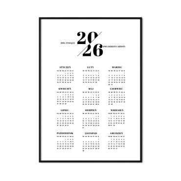kalendarz stylish 2026