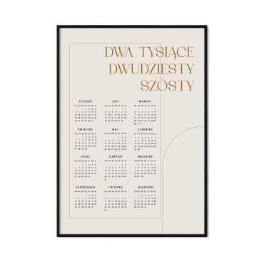 kalendarz geometric elegance 2026