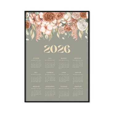 kalendarz florist 2026