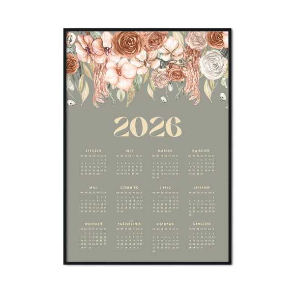 kalendarz florist 2026