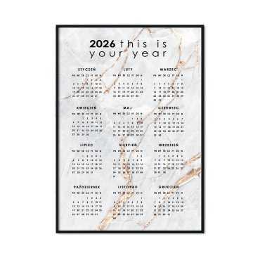 kalendarz 2026 this is your year