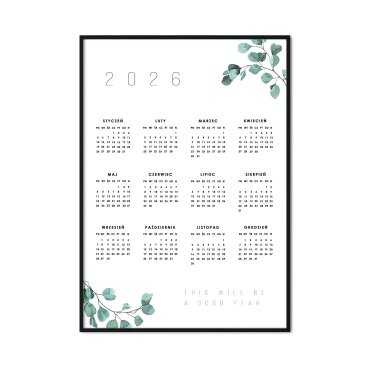 kalendarz 2026 this will be a good year