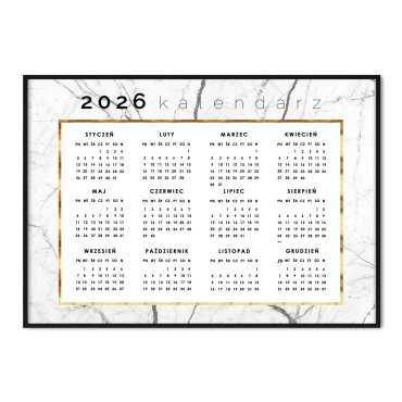 kalendarz 2026 gold