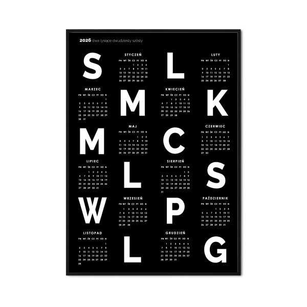 kalendarz board 2026