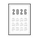 kalendarz retro 2025