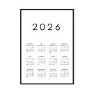 kalendarz w ramie 2026