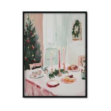 Plakat stół wigilijny