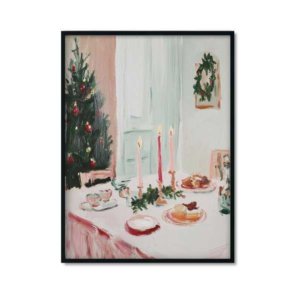 Plakat stół wigilijny