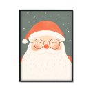 Plakat z rysunkiem Mikołaja