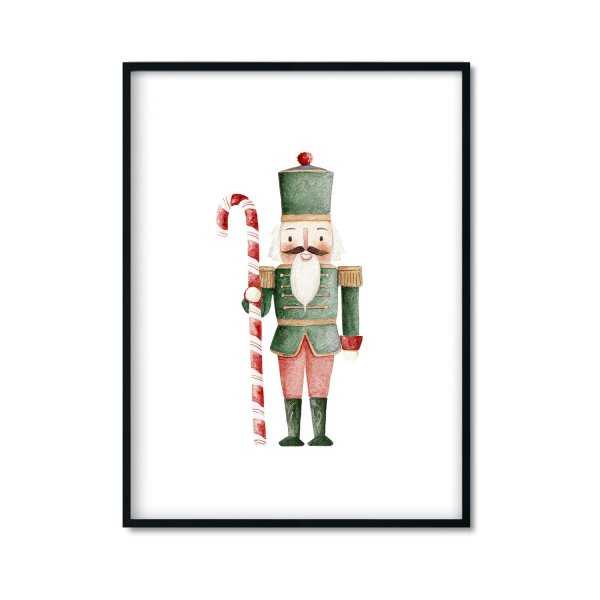 Plakat z dziadkiem do orzechów