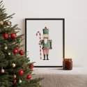 Plakat świąteczny nutcracker