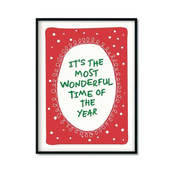 Plakat świąteczny ramka