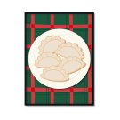 Plakat świąteczny z pierogami