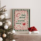 Plakat świąteczny zabawny