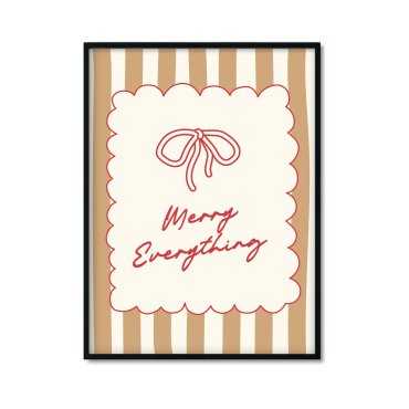 Plakat świąteczny z życzeniami