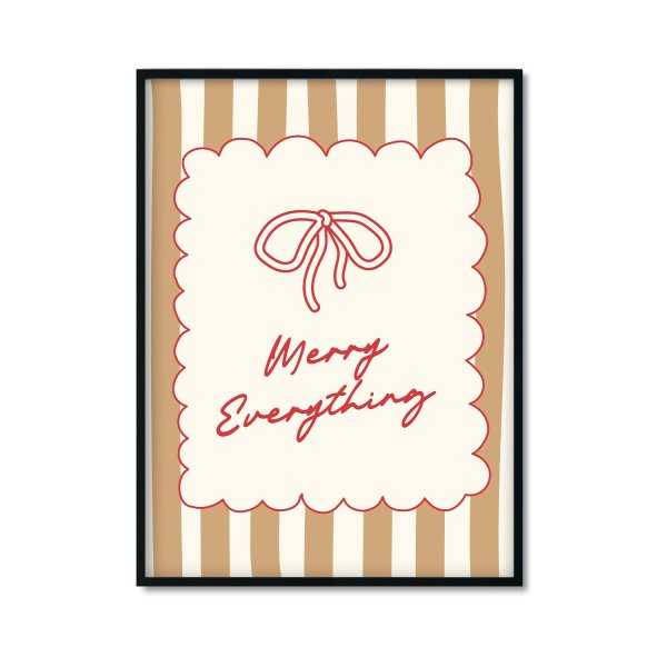 Plakat świąteczny z życzeniami