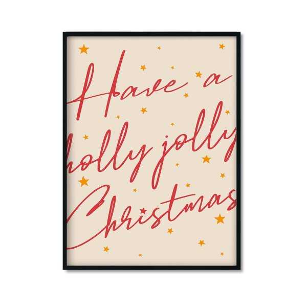 Plakat świąteczny Jolly Christmas