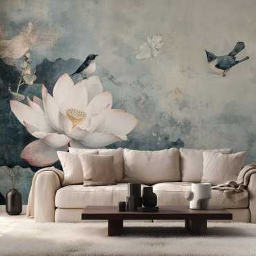 tapeta na ścianę bird date