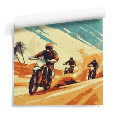 tapeta na ścianę desert riders