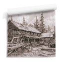 tapeta ścienna old sawmill