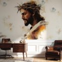 tapeta ścienna christ in the crown