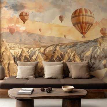 tapeta ścienna sunrise in cappadocia