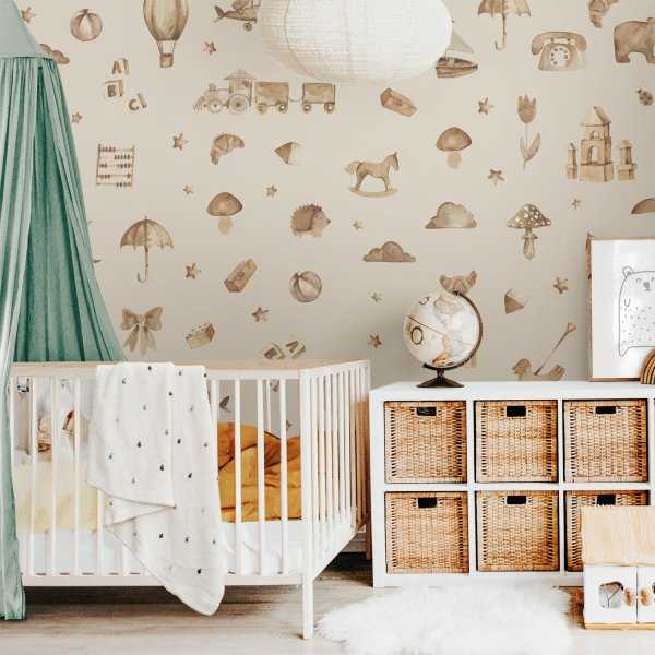 Tapeta na ścianę - Wooden Treasures