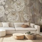 Tapeta na ścianę - PASTEL DALHIAS