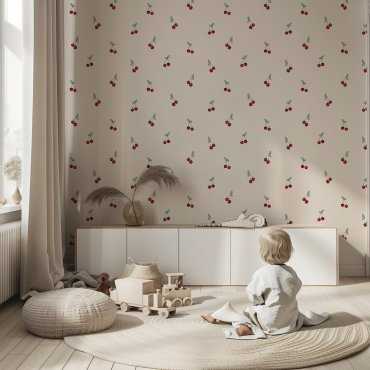 Tapeta na ścianę - CHERRY FUN