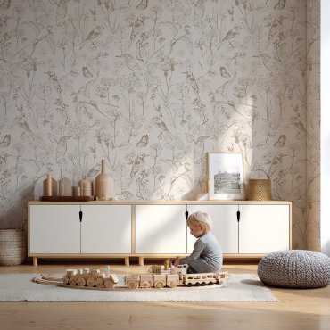 Tapeta na ścianę - KINGFISHER MEADOW