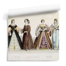 tapeta ścienna fashion history