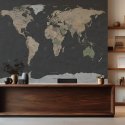tapeta stationery world map