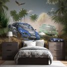 tapeta ścienna w wyścigi samochodowe