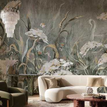 tapeta ścienna field herbs