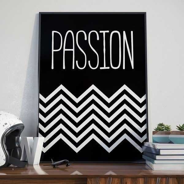 PASSION - Designerski plakat na ścianę PASSION - Designerski plakat na ścianę