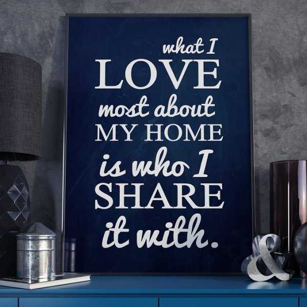 LIFE IS SHORT, SMILE - Plakat Typograficzny LIFE IS SHORT, SMILE - Plakat Typograficzny