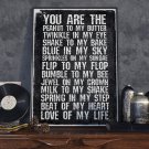 YOU ARE THE PEANUT TO MY BUTTER - Plakat Typograficzny YOU ARE THE PEANUT TO MY BUTTER - Plakat Typograficzny