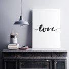 LOVE - Minimalistyczny obraz na płótnie LOVE - Minimalistyczny obraz na płótnie
