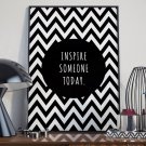 INSPIRE SOMEONE TODAY - Plakat Typograficzny INSPIRE SOMEONE TODAY - Plakat Typograficzny