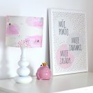 Mój pokój. Moje zabawki. Moje zasady. - Plakat typograficzny Mój pokój. Moje zabawki. Moje zasady. - Plakat typograficzny