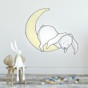 Naklejka na ścianę - Rabbit Moon