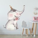Naklejka na ścianę - LOVELY ELEPHANT