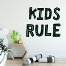 Naklejka na ścianę - KIDS RULE
