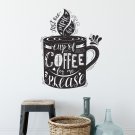 Naklejka na ścianę - CUP OF COFFEE