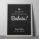 Dziękuję za to, że jesteś Babciu - Plakat w ramie Dziękuję za to, że jesteś Babciu - Plakat w ramie