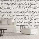 NAPISY ODRĘCZNE - Designerska tapeta ścienna NAPISY ODRĘCZNE - Designerska tapeta ścienna