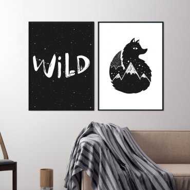 Zestaw dwóch plakatów - WILD FOX